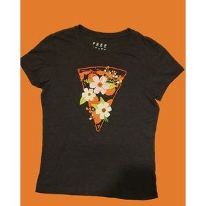 Free State Pizza Flower Decorative Women's XL T-Shirt